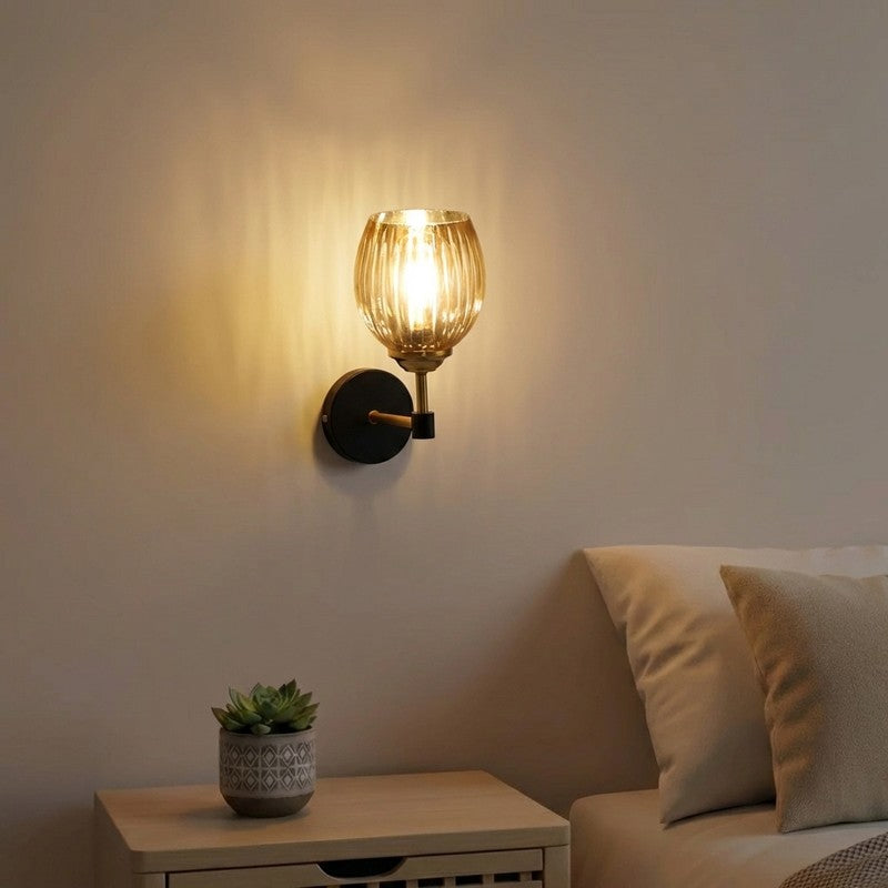 Royal Glow Glass Wall Lamp