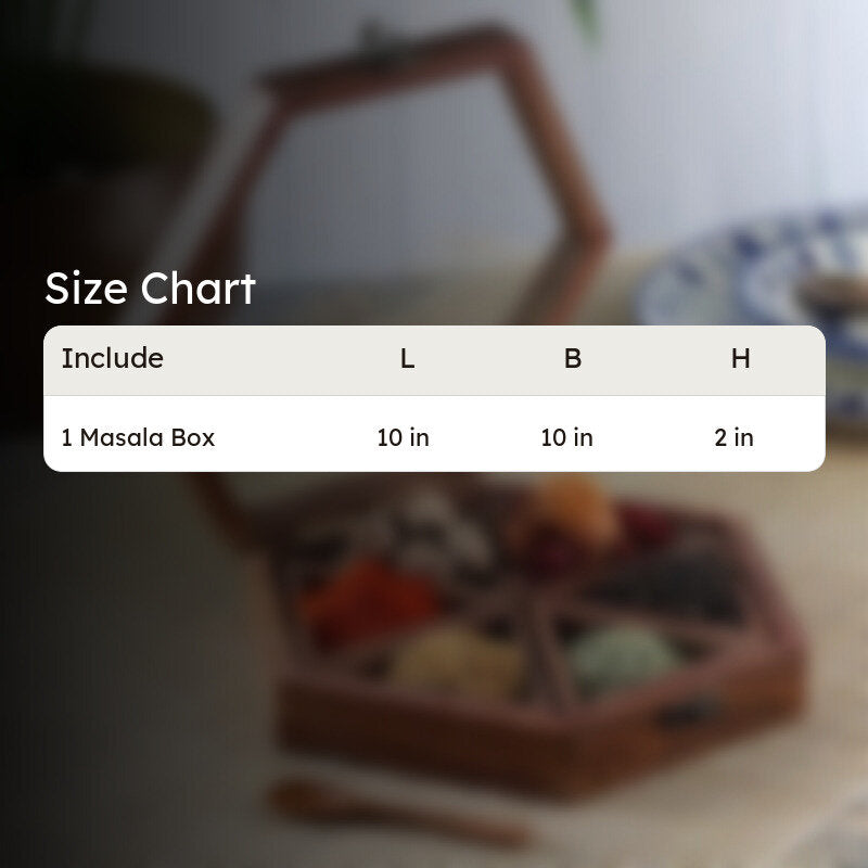 Hexa Wooden Spice Box media 7