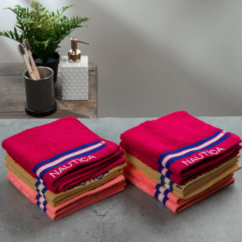 Nautica Comfy Face Towel (Multicolor) - Set of Twelve media 4