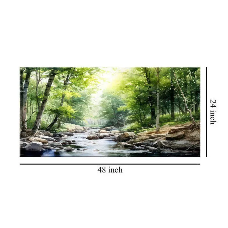 Amazon Forest Stream Poly Canvas Wall Painting media 8
