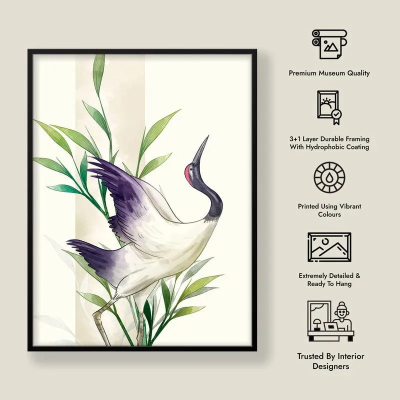 Feather & Foliage Botanical Archival Paper Wall Art With Frame media 8