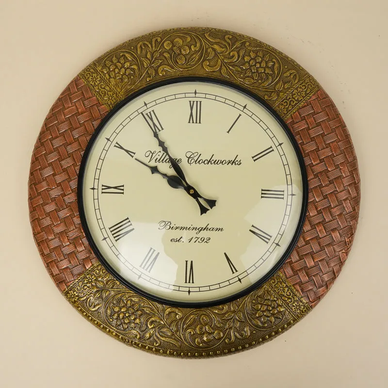 Strokes Of Time Wood Wall Clock media 3