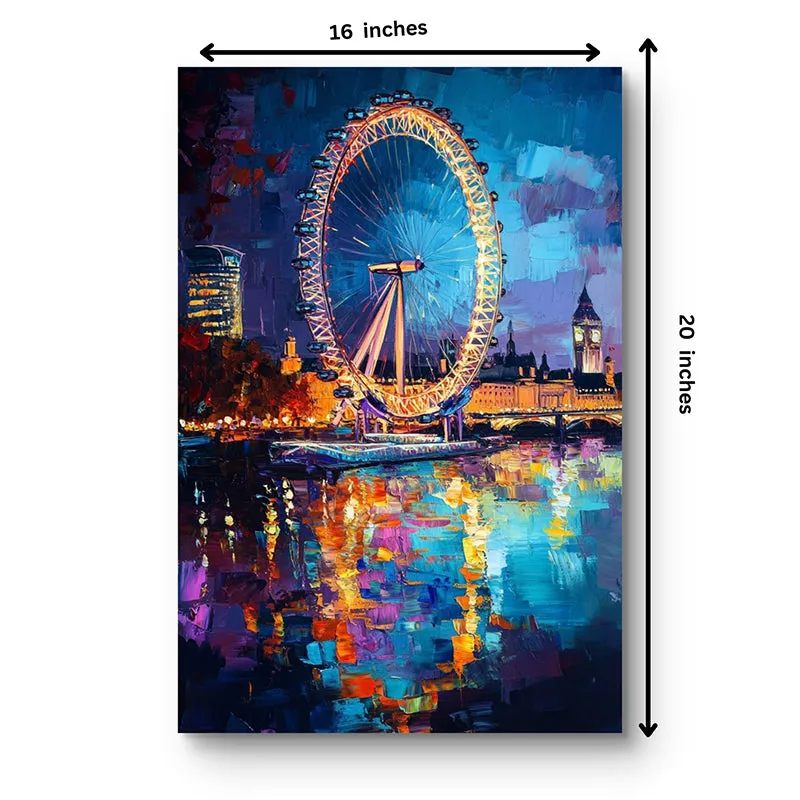 Wheel Of London Canvas Wall Art media 6