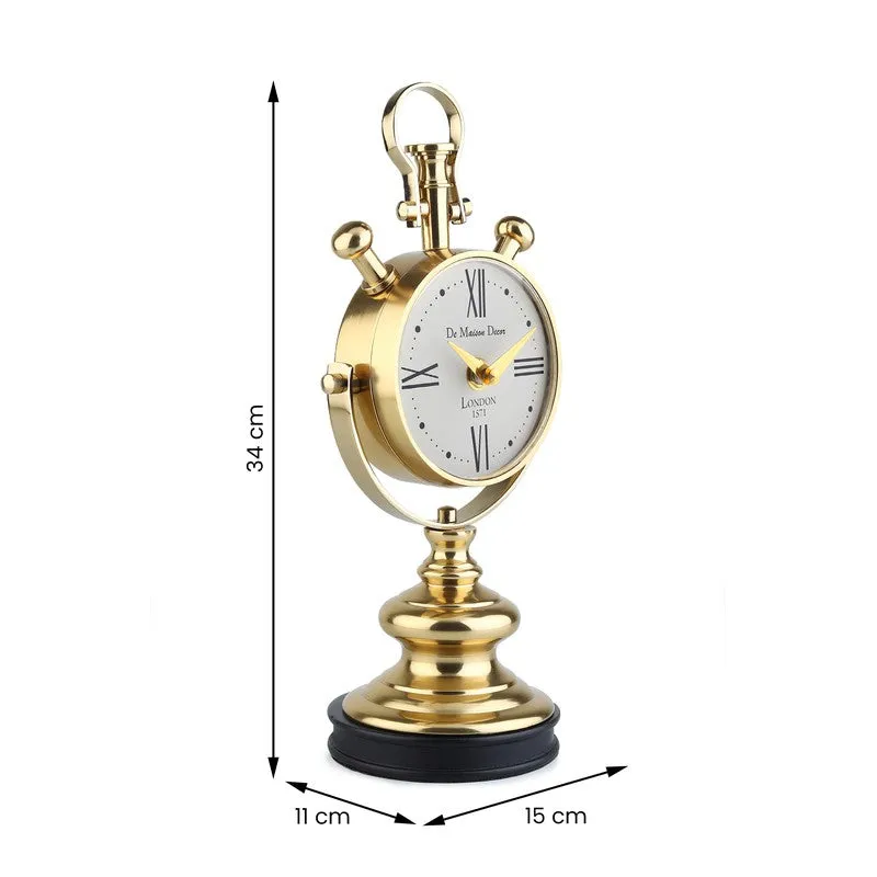 TickLine Table Clock - Gold media 7
