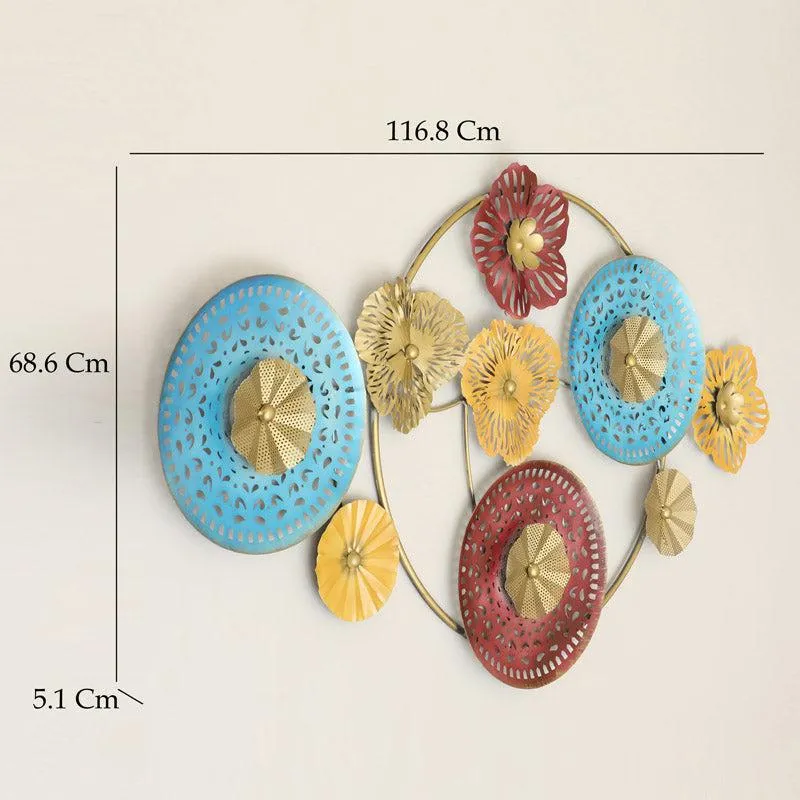 Atysa  Floral Metal Wall Accent media 5