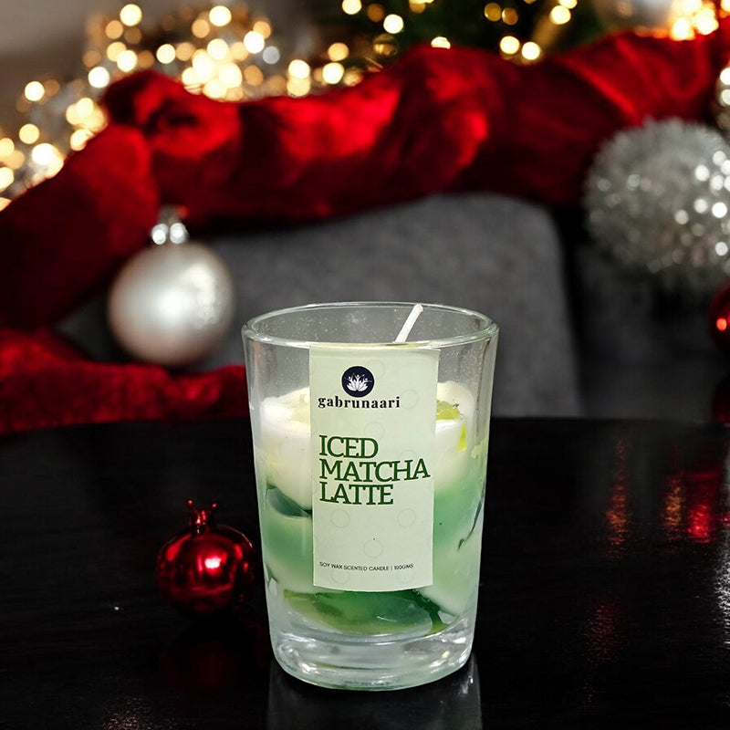 Matcha Latte Coffee Scented Soy Wax Candle media 4