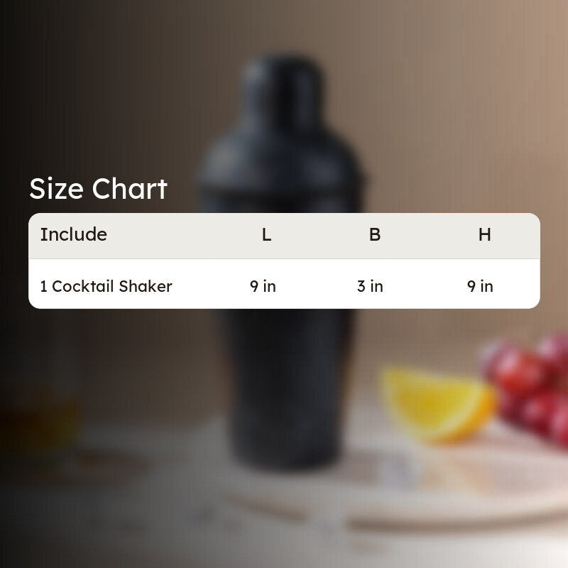 Nebula Mix Stainless Steel Cocktail Shaker - 550 ML media 8