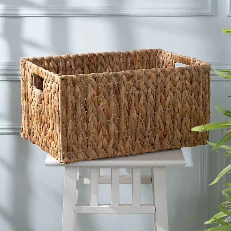 Iposa Natural Fiber Storage Basket media 3