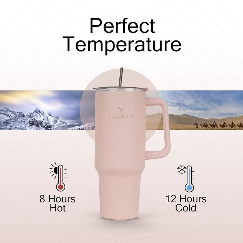 Solara Urban Chill Stainless Steel Tumbler (1200 ML) - Beige media 6