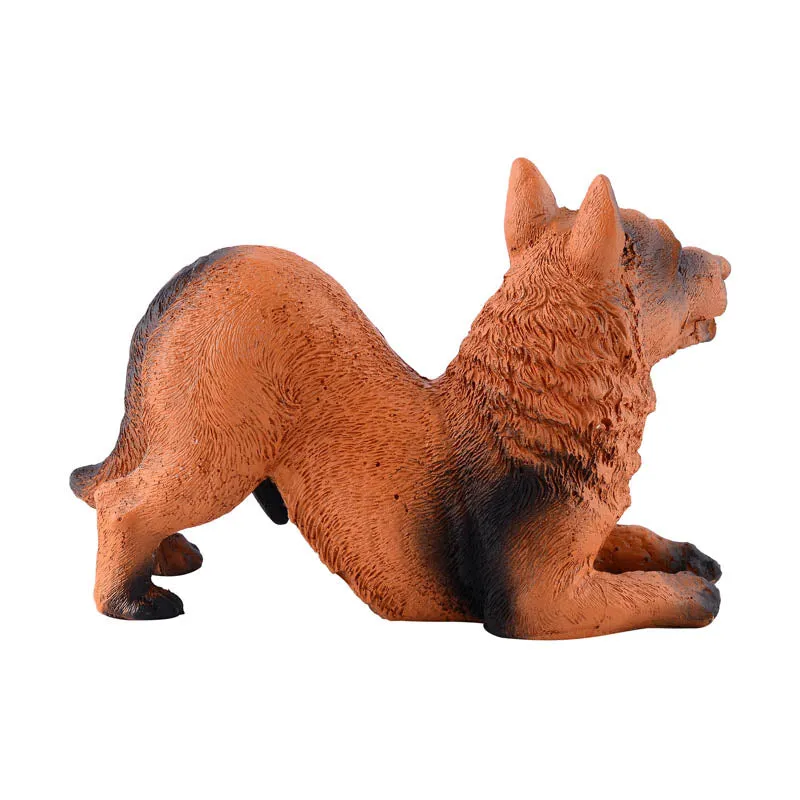 Bark & Bow Painted Polyresin Show Piece - Brown media 5