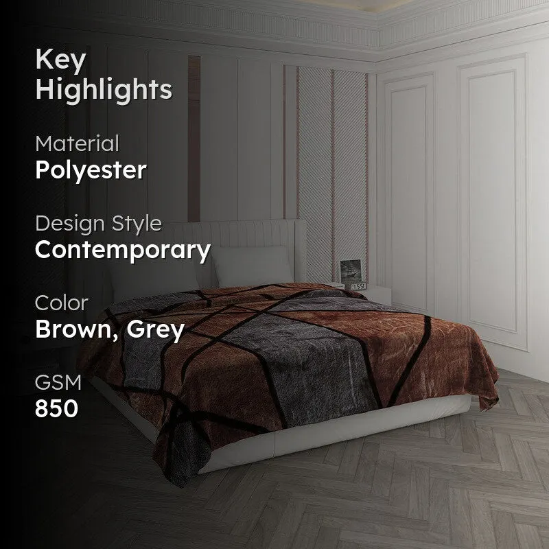 Monte Carlo Geometric Harmony Blanket - 850 GSM media 2