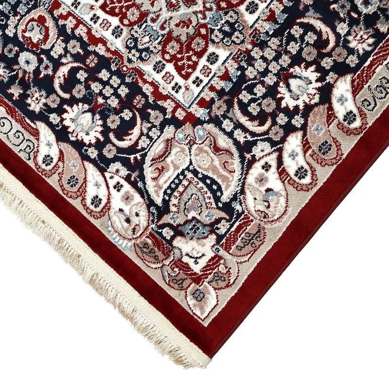 Noorza Art Silk Carpet - Red media 5