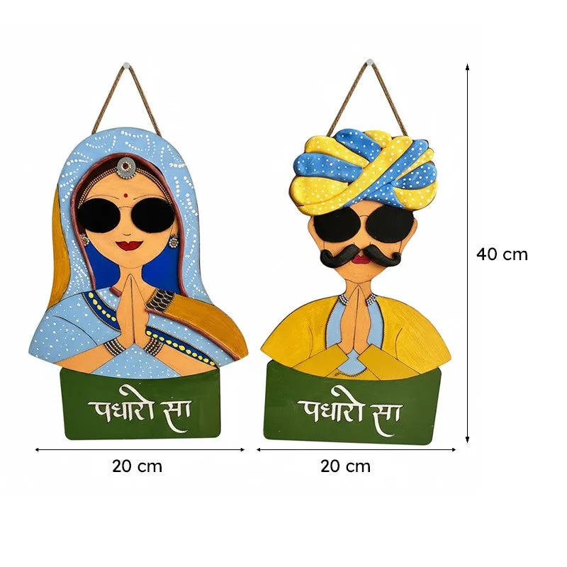 Padharosaa II Polyester & MDF Wall Hanging media 9