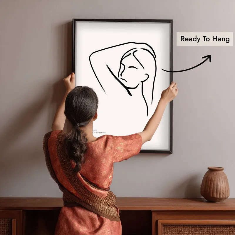 Soft Incline Canvas Wall Painting With Black Frame media 6