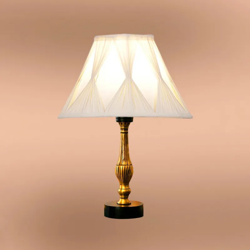 Aurelo Orel Wooden Table Lamp - OffWhite media 6