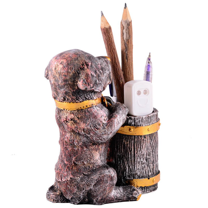 Woof & Write Painted Polyresin Pen Stand media 5