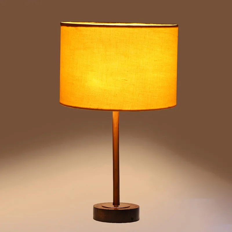 Cotin I Rodin Wooden Table Lamp - Yellow,Copper,Brown media 6