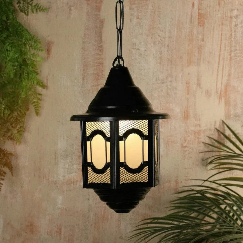 Favi Lantern Metal Ceiling Lamp media 1