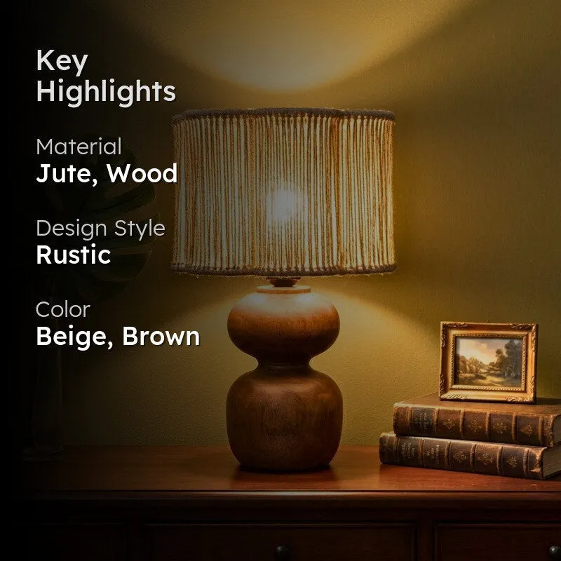 Carlton Accent Jute Table Lamp - Beige media 2