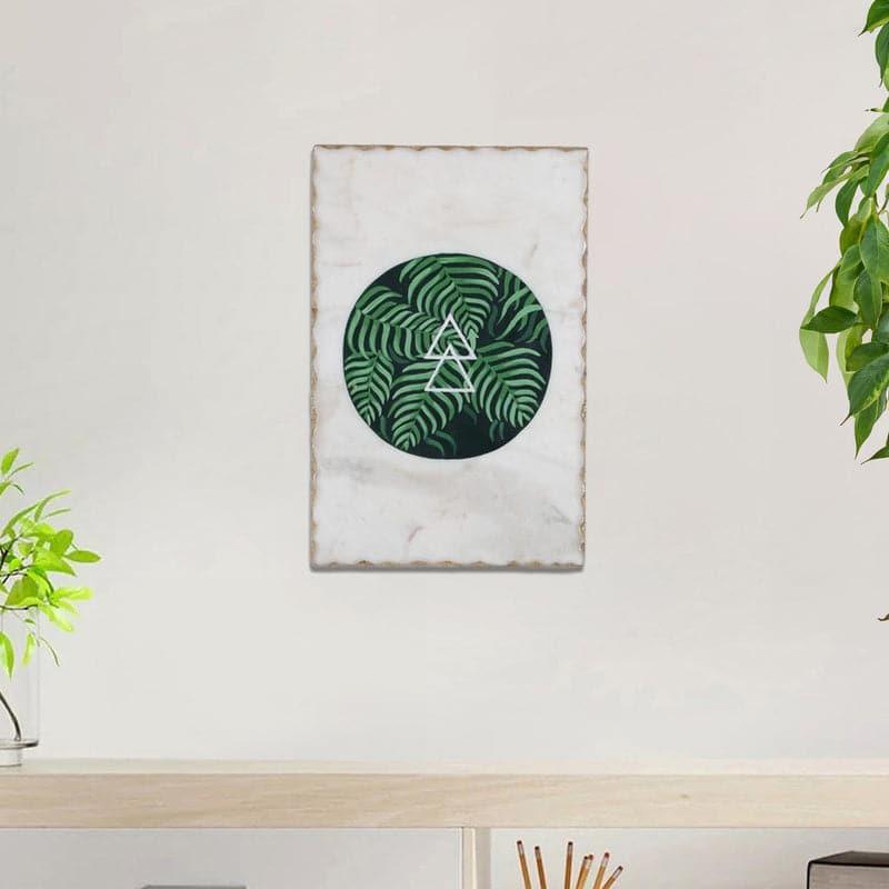 Tranquil Treat Hand Painted Marble Wall Accent