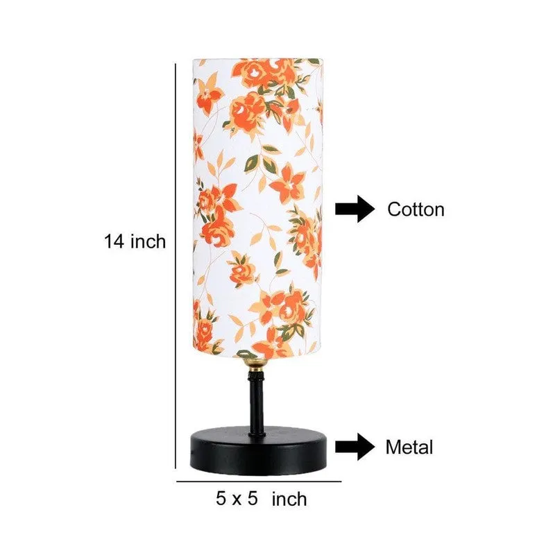 Flowery Saga Fabric Table Lamp - Multicolor media 7