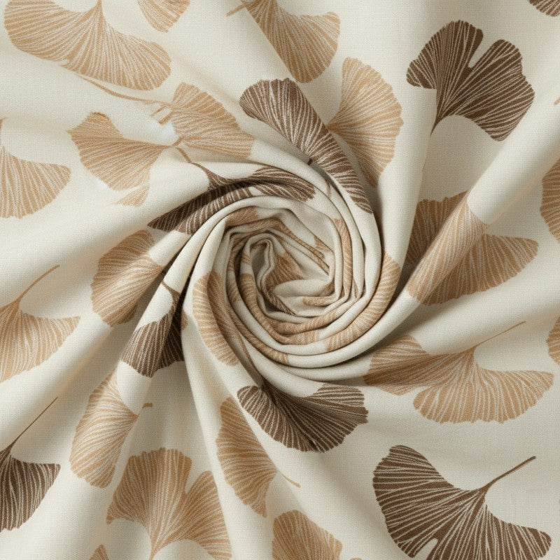 Brown Breeze Floral Microfiber Bedsheet - 125 GSM media 5