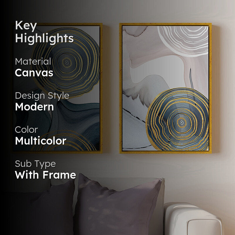 Abstraction Of Void Wall Art - Set Of Two media 2