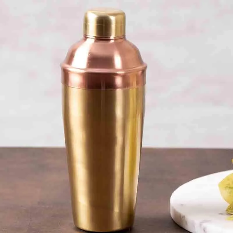 Dove Cocktail Shaker - Gold & Copper media 1