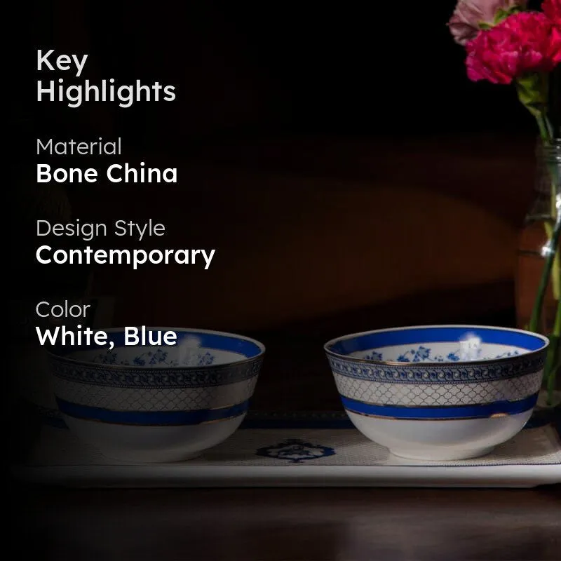 Hafsa Bowl & Tray Set - Set Of Three media 2