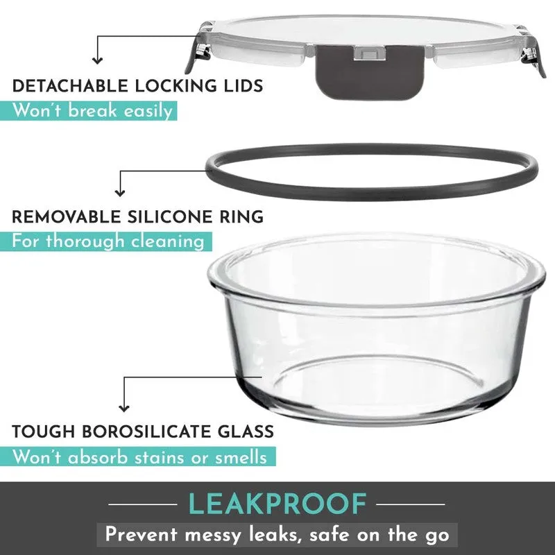 Lunaro Fresh Lunch Box (Grey) - 400 ML media 6
