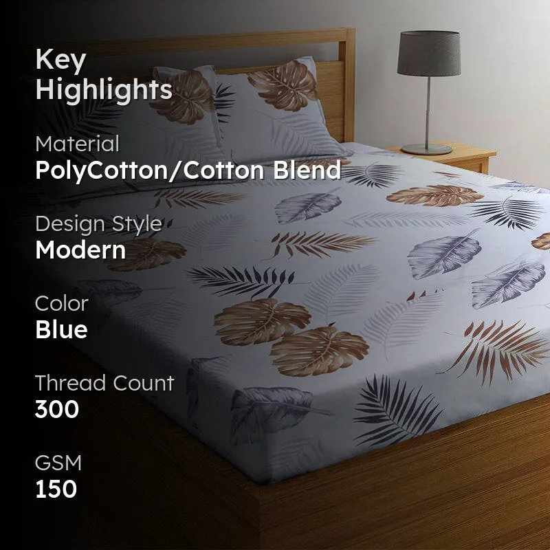 Sienna Floral Bedsheet - 150 GSM media 2