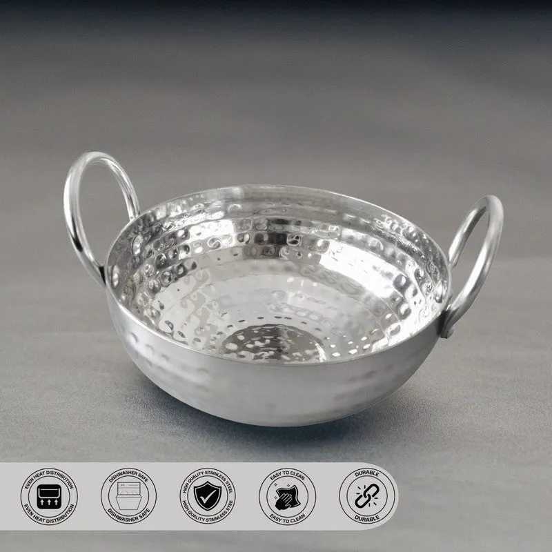 Vintage Hammered Kadhai - 700 mL / 6 Inches media 3