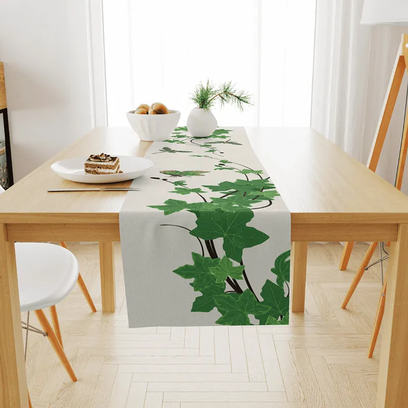 Dragonfly Charm Cotton Table Runner media 5