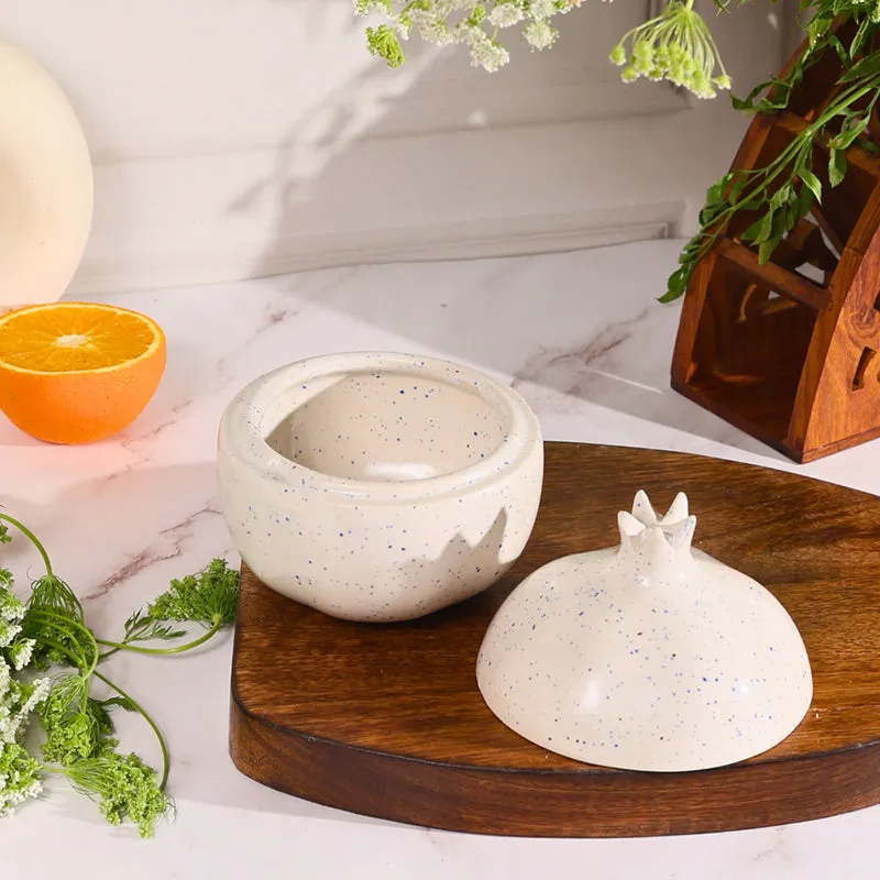 Anar Ceramic Jar (White) - 1150 mL media 3