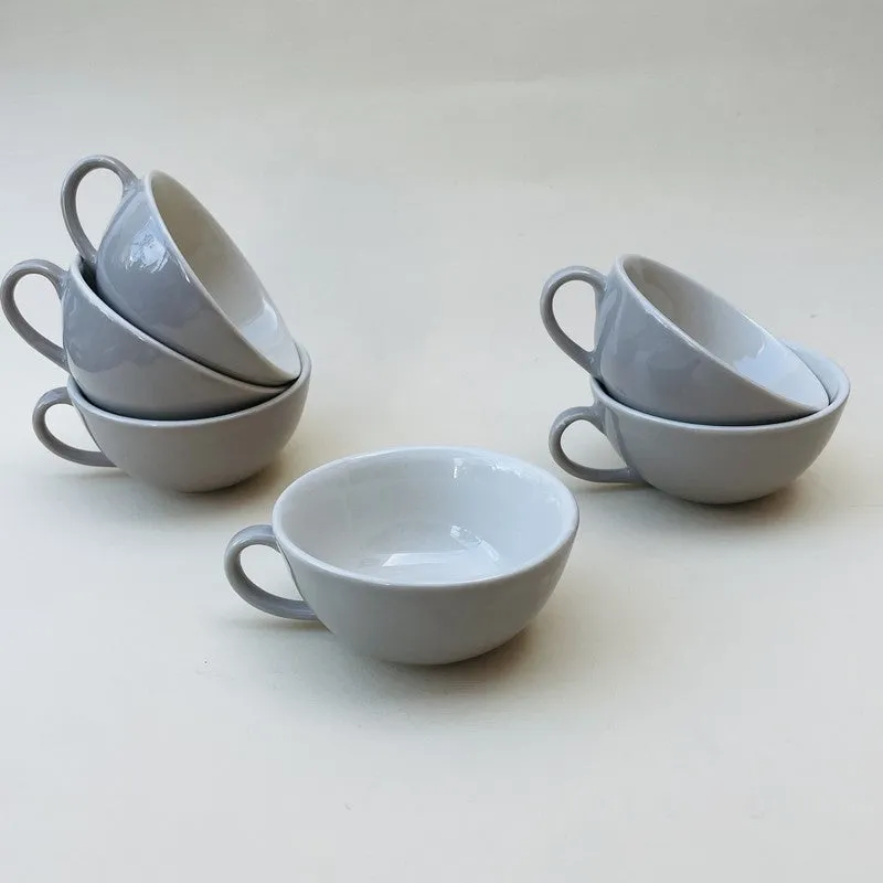 Nova Ceramic Tea Cup (240 mL Each) - Set Of Six media 6