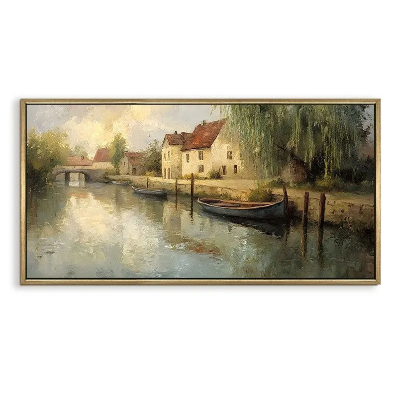 Waterbound Homes Canvas Wall Painting With Frame media 3