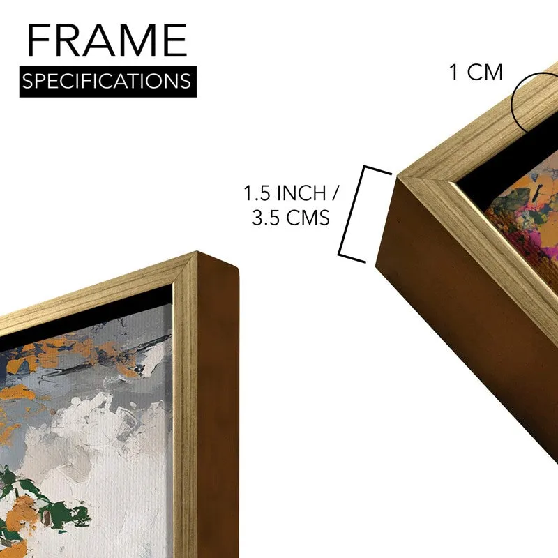 Facade Canvas Wall Painting With Frame media 8