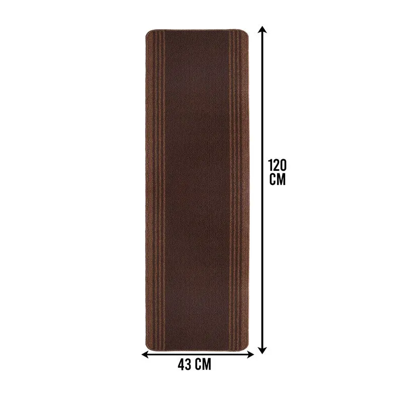 Stripe Haven Kitchen Floor Mats (Coffee) - Set of Two media 7