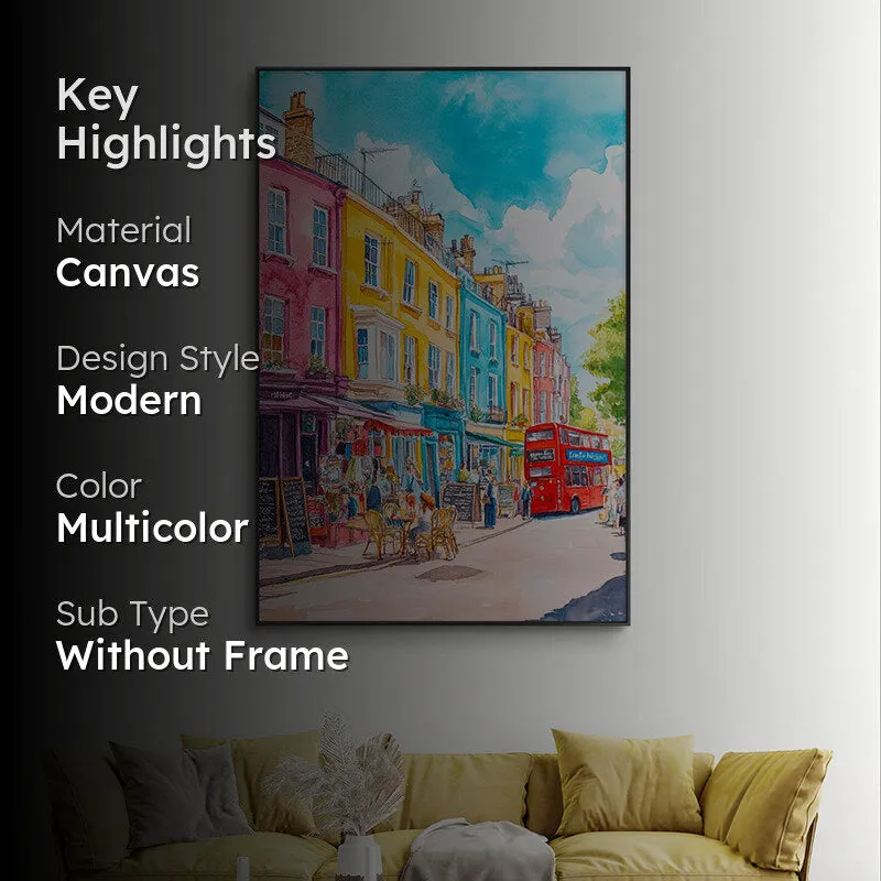 City Of Colours Canvas Wall Painting media 2