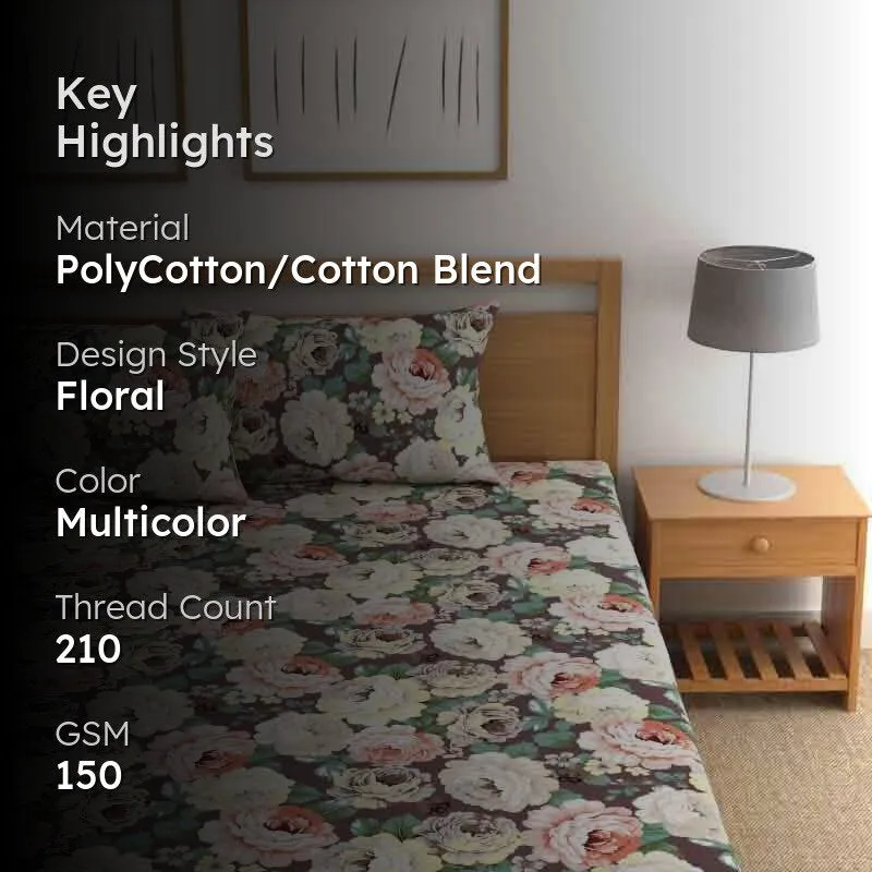 Avilina Bedsheet - 150 GSM media 2