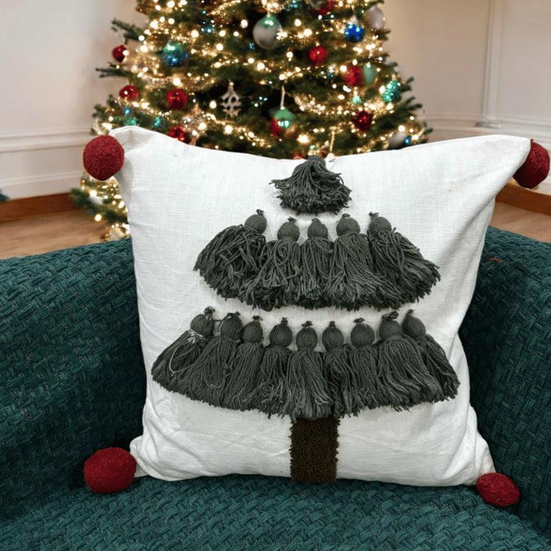 Sable Christmas Cotton Christmas Cushion Cover media 3