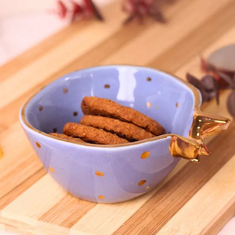 Odetta Ceramic Snack Bowl (Lavender) - 200 mL media 1