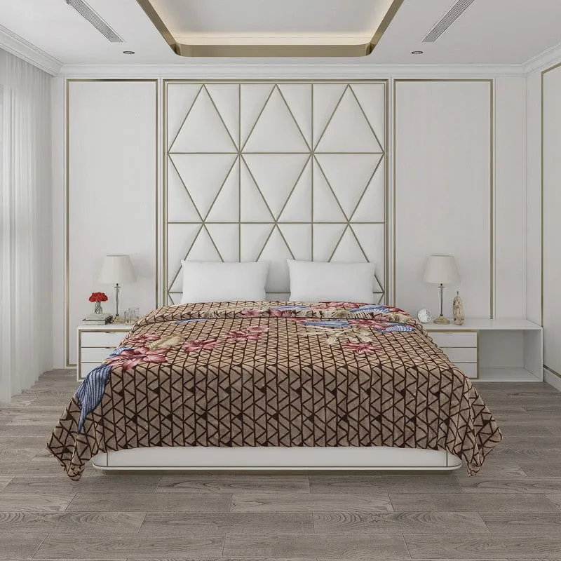 Monte Carlo Floral Fusion Blanket - 800 GSM media 3