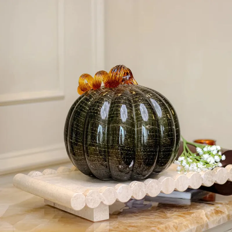 PumpkinAura Crystal Glass Showpiece media 3