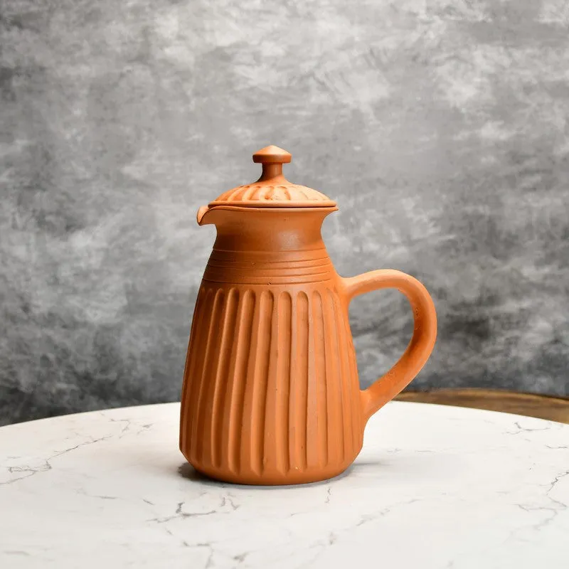 Victoria Terracotta Jug with Glasses - Three Piece Set - 4