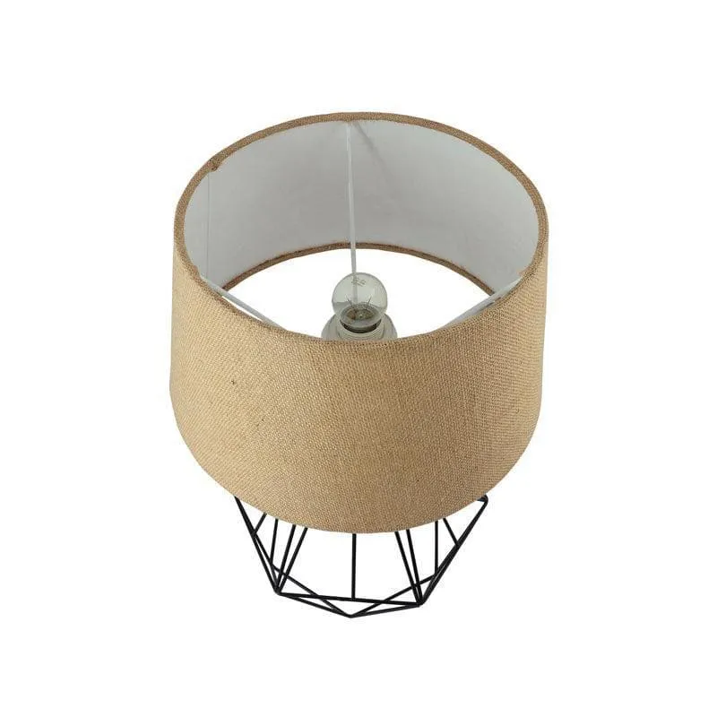 Diamond Dust Fabric Table Lamp - Brown,Black media 4