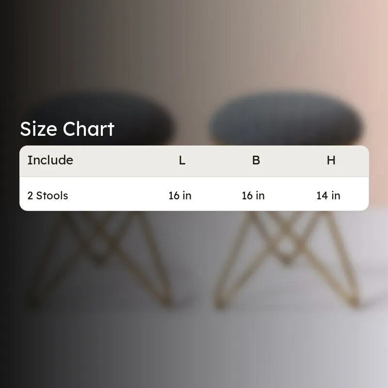 Frantz Metallic Stool - Set Of Two media 8