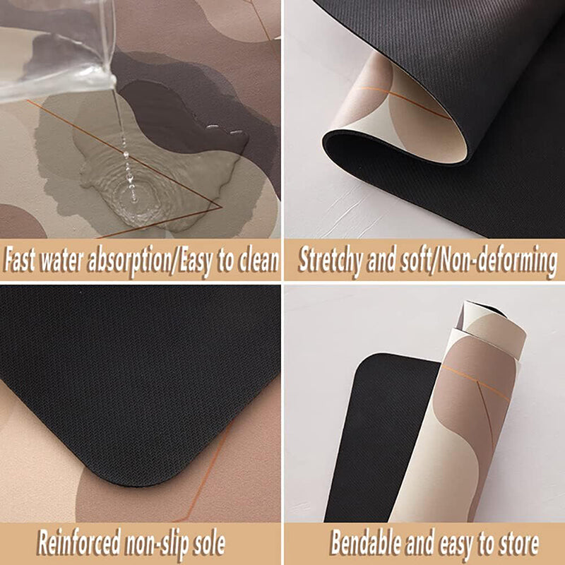 Greek Key Anti-Skid Rubber Bath Mat media 4