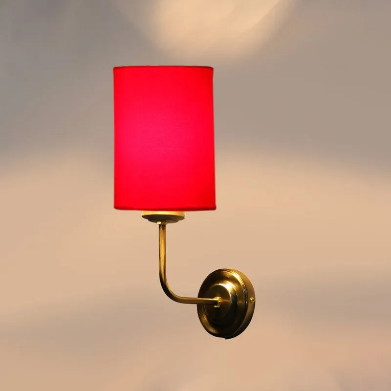 Lumoire Metal Wall Lamp - Gold,Red media 4