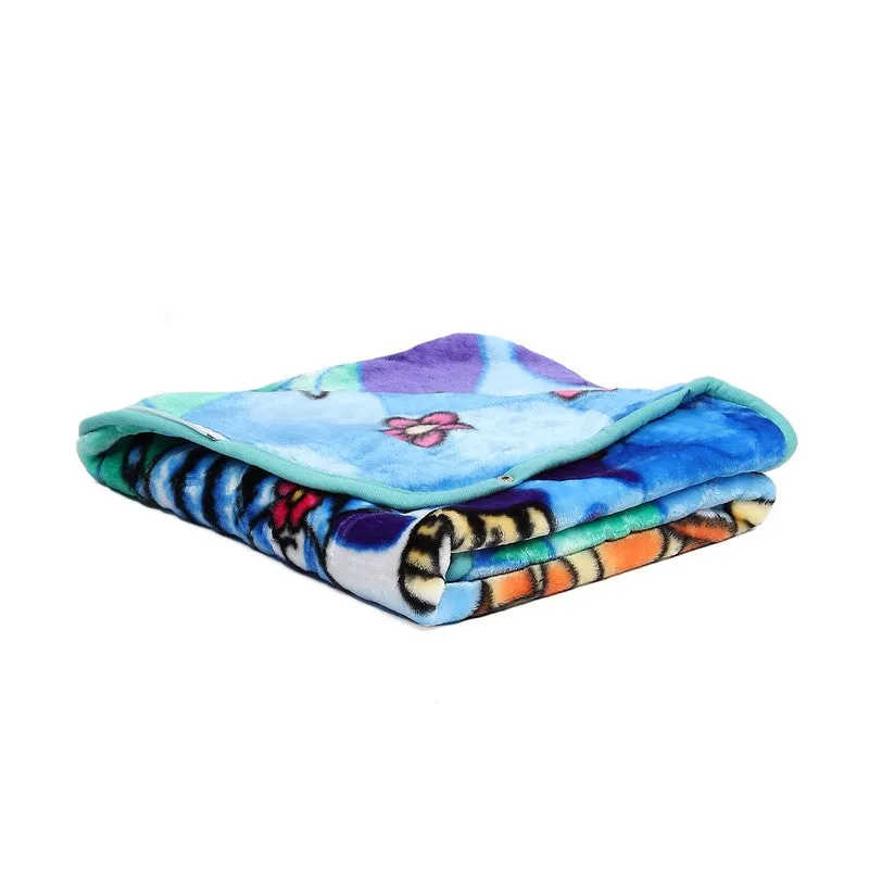 Monte Carlo Dreamy Snuggle Blanket (Blue) - 553 GSM media 6